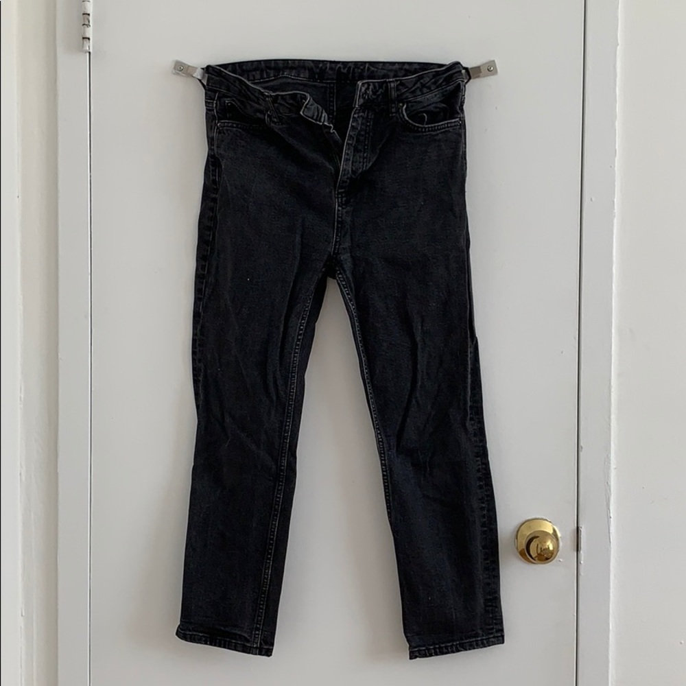 Topshop Black Boyfriend Jeans